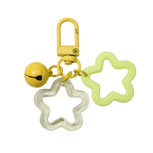 Yellow 1 piece/pack - total length about 6.5cm,chaincharmsupply.com