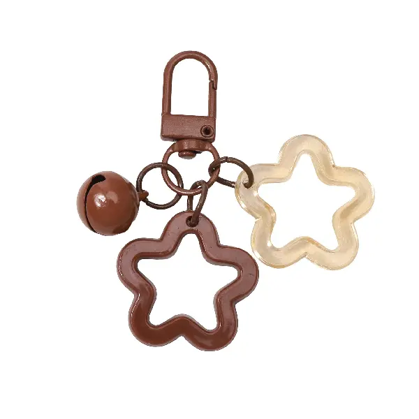 Brown 1 piece/pack - total length about 6.5cm,chaincharmsupply.com