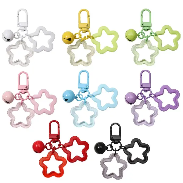Randomly mixed colors 5 pieces/pack - total length about 6.5cm,chaincharmsupply.com
