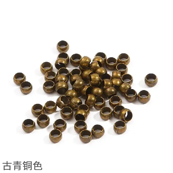 Antique Bronze-2mm 100pcs/pack,chaincharmsupply.com