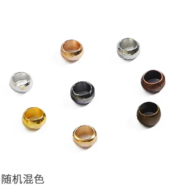 Randomly mixed colors - 1.5mm, about 500 pieces/pack,chaincharmsupply.com