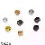 Diy Jewelry Making Materials Accessories Copper Seven-color Positioning Beads Wear - Randomly mixed colors-2mm 100 pcs/pack