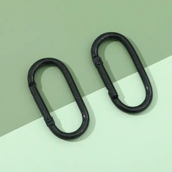 Black 2pcs/pack-25x50mm,chaincharmsupply.com
