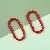 Round Runway Painted Color Carabiner Diy Jewelry Accessories Spring Buckle - Red 2pcs/pack-25x50mm