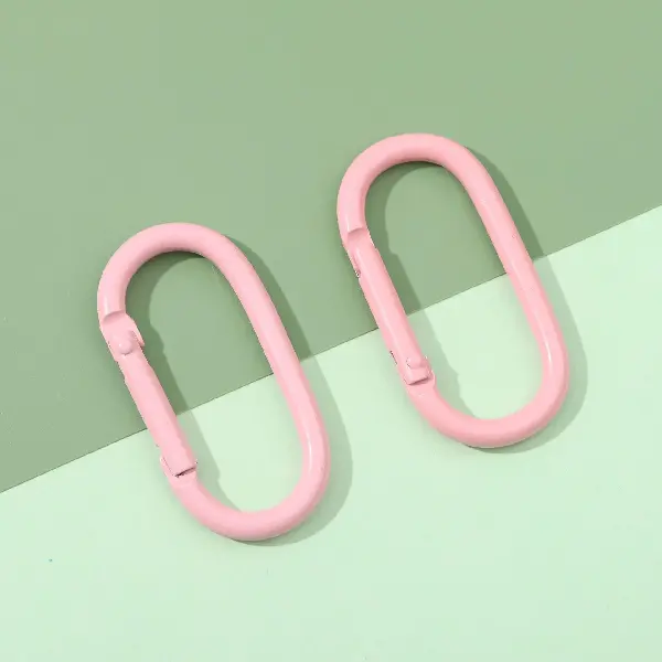 Pink 2pcs/pack-25x50mm,chaincharmsupply.com