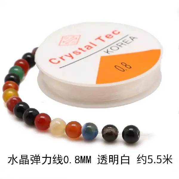 About 0.8MM, about 5.5 meters/roll-1 roll,chaincharmsupply.com
