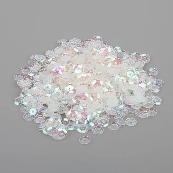 Color plated sequins transparent color-500g/pack,chaincharmsupply.com