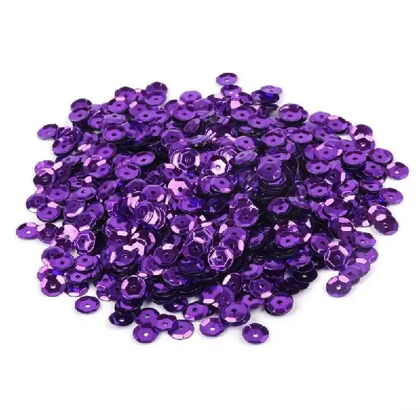 Silver base sequins dark purple-500g/pack,chaincharmsupply.com