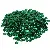 6mm Color-plated Sequin Nest Piece Handmade Diy Decoration Material Clothing - Silver background sequins dark green-6mm 20g/pack about 1200 pieces
