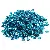 6mm Color-plated Sequin Nest Piece Handmade Diy Decoration Material Clothing - Silver base sequins lake blue-500g/pack