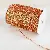 Glitter With Silver Onion Gold And Gift Box Packaging Ribbon - 4mm orange red 20 yards/pack