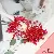Chiffon Flower Stamens Handmade Diy Antique Hairpin Simulation Material Match - Big red - length about 55mm, about 120-150 pieces/pack