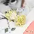 Chiffon Flower Stamens Handmade Diy Antique Hairpin Simulation Material Match - Light yellow - length about 55mm, about 120-150 pieces/pack