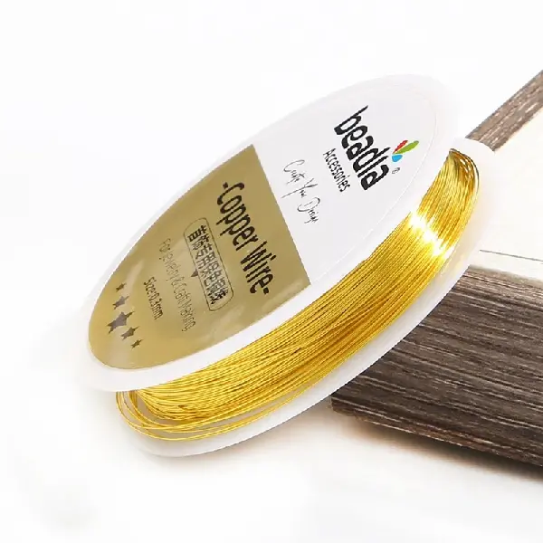 Gold-0.5mm about 5.5 meters/roll,chaincharmsupply.com