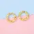 Spring Open Ring Key Wholesale Keychain Bag Charm Diy Creative - Gold 25mm 5pcs/pack