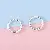 Spring Open Ring Key Wholesale Keychain Bag Charm Diy Creative - Silver 25mm 5pcs/pack