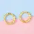 Spring Open Ring Key Wholesale Keychain Bag Charm Diy Creative - Gold 28mm 5pcs/pack