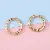 Spring Open Ring Key Wholesale Keychain Bag Charm Diy Creative - KC Gold 28mm 5pcs/pack