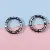 Spring Open Ring Key Wholesale Keychain Bag Charm Diy Creative - Gun black 28mm 5 pcs/pack