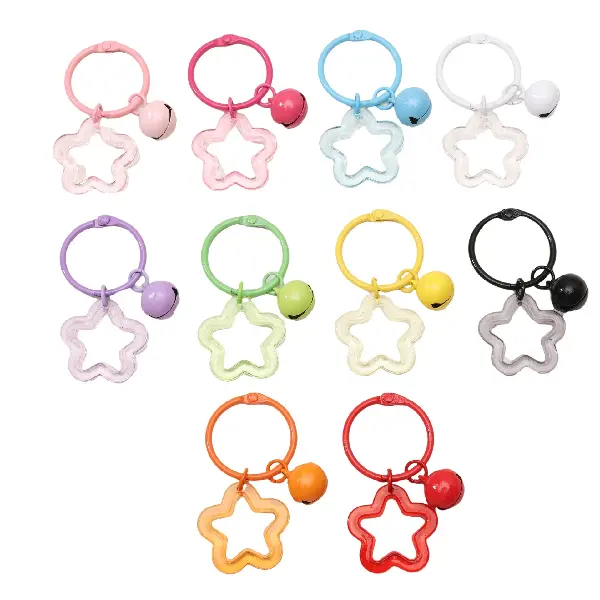 Randomly mixed colors 5 pcs/pack - total length about 6cm,chaincharmsupply.com