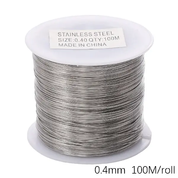 Thickness 0.4mm 100 meters/roll-steel color,chaincharmsupply.com