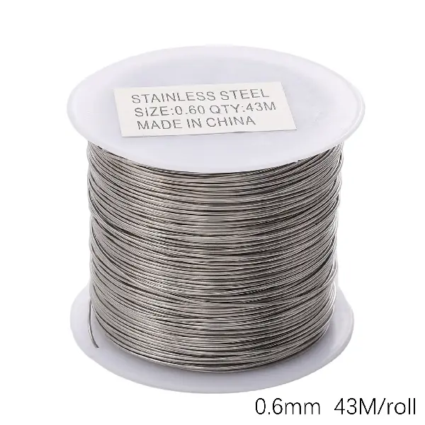 Thickness 0.6mm 43 meters/roll-steel color,chaincharmsupply.com