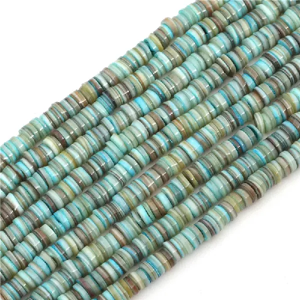 Light blue - diameter 8mm, hole diameter 1mm, 38cm/strip, about 180-190 pieces,chaincharmsupply.com