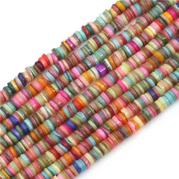 Light mixed color - diameter 8mm, hole diameter 1mm, 38cm/strip, about 180-190 pieces,chaincharmsupply.com