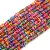 6-8mm Natural Shell Bracelet Beads Spacer Disc Necklace Keychain Marine - Dark mixed color - diameter 8mm, hole diameter 1mm, 38cm/strip, about 180-190 pieces