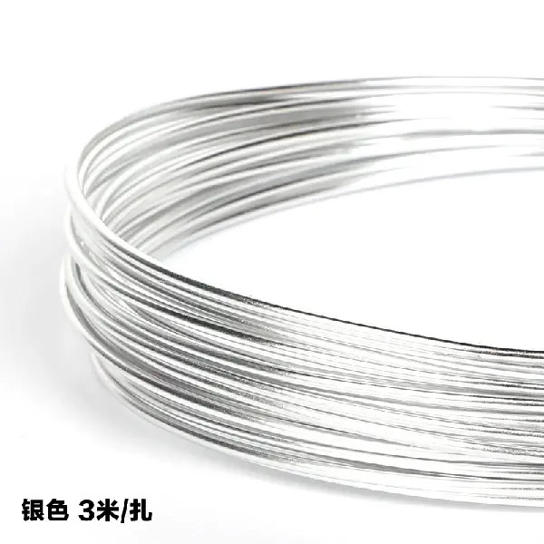 Silver-1.5mm 5 meters/tie,chaincharmsupply.com
