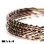 Wholesale 1mm-2.5mm Oxidized Color Aluminum Wire Diy Handmade Material Soft - Brown-2mm 5 meters/tie