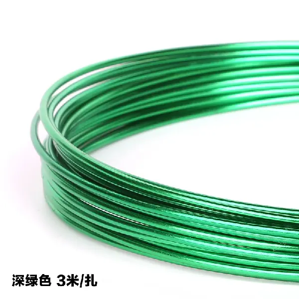Dark green-2.5mm 3 meters/tie,chaincharmsupply.com