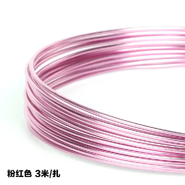 Pink-1mm 10 meters/tie,chaincharmsupply.com