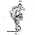 Alloy Three-dimensional Butterfly Moon Pearl Bow Charm Handmade Diy Homemade - 4# Huanyue Love-White K 1 piece/pack