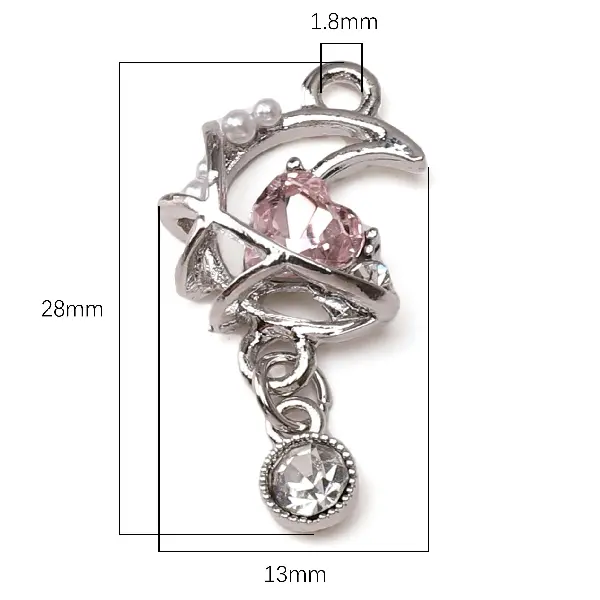 4# Huanyue Love-White K 1 piece/pack,chaincharmsupply.com