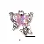 Alloy Three-dimensional Butterfly Moon Pearl Bow Charm Handmade Diy Homemade - 7# Three-dimensional Butterfly-White K 1 piece/pack