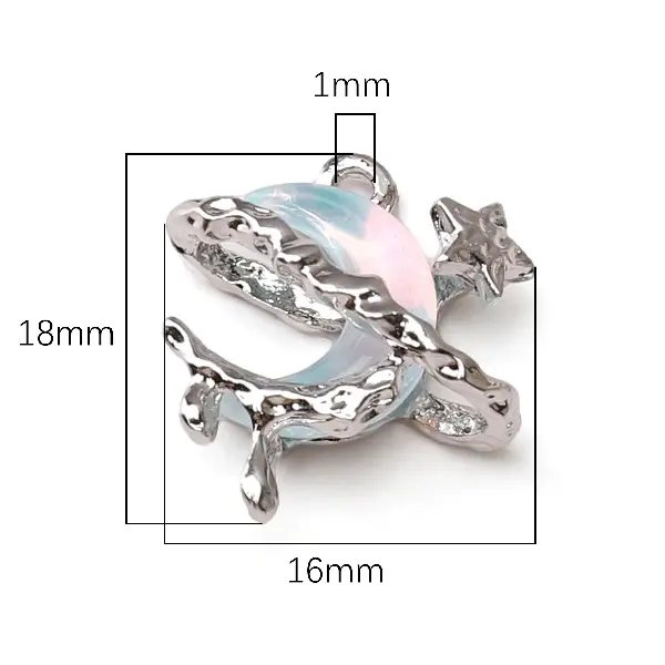 20# Meteor Blue Moon-White K 1 piece/pack,chaincharmsupply.com
