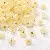 Two-color Glass Lily Of The Valley Charm Diy Earrings Hairpin - Yellow 11mm-5 pcs