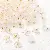 Two-color Glass Lily Of The Valley Charm Diy Earrings Hairpin - White 11mm-5 pcs