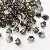 Two-color Glass Lily Of The Valley Charm Diy Earrings Hairpin - Black 11mm-5 pcs