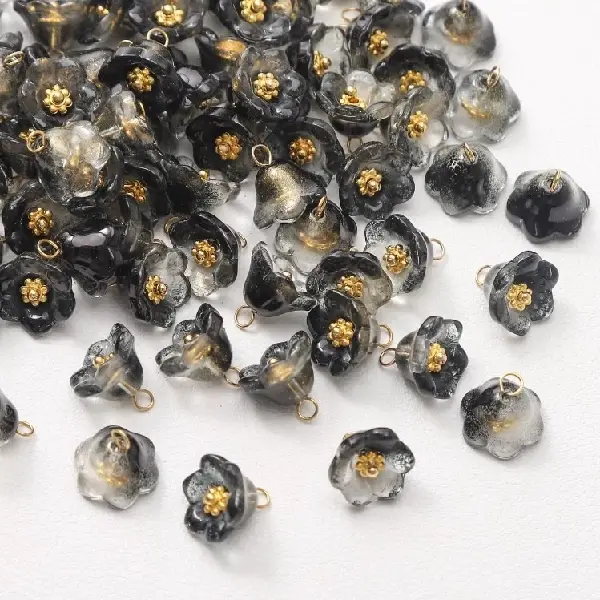 Black 11mm-5 pcs,chaincharmsupply.com