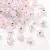 Two-color Glass Lily Of The Valley Charm Diy Earrings Hairpin - Blue powder 11mm-5 pcs