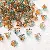 Two-color Glass Lily Of The Valley Charm Diy Earrings Hairpin - Kalan 11mm-5 pcs
