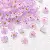 Two-color Glass Lily Of The Valley Charm Diy Earrings Hairpin - Light purple 11mm-5 pcs