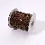Large Package Of Korean Wax Wire Rope Hand Leather 0.5-2.5mm - Brown color 150 meters/pack - about 2.5mm