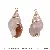Diy Natural Shell Conch Charm Electroplating Material Handmade Earrings Wind - Style 10 Conch-natural color 2 pcs/pack