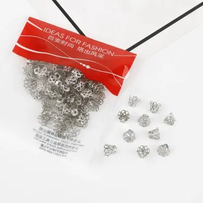 Tori 6*8MM white K color 100 pieces/pack,chaincharmsupply.com