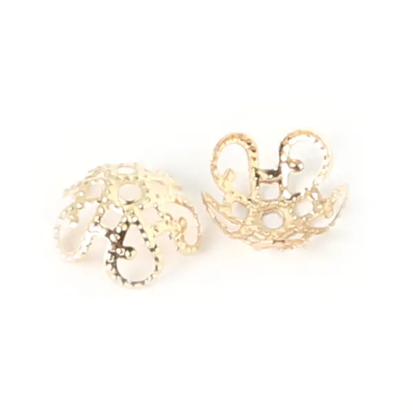 Tori 10*4MM KC gold 100 pieces/pack,chaincharmsupply.com