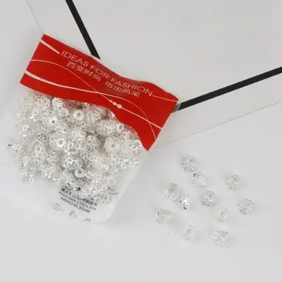 Tori 5*6MM silver 200 pieces/pack,chaincharmsupply.com