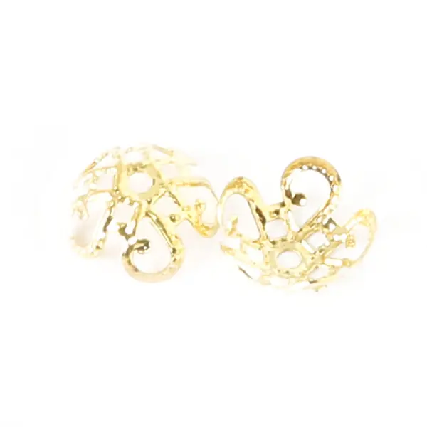Tori 10*4MM gold 100 pieces/pack,chaincharmsupply.com